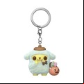 Sanrio - Pompompurin Halloween Flocked Keychain (Pop! Vinyl)
