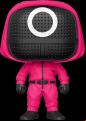 Squid Game - Red Soldier With Circle Mask (Pop! Vinyl)